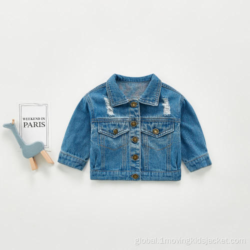 China Spring And Autumn Baby Denim Jacket Casual Top Supplier